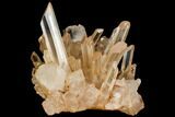 Tangerine Quartz Crystal Cluster - Madagascar #112794-2